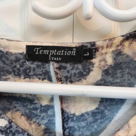 [L]‎ Temptation Italy Long-sleeve Long Top Large Avant Garde - Picture 4 of 6